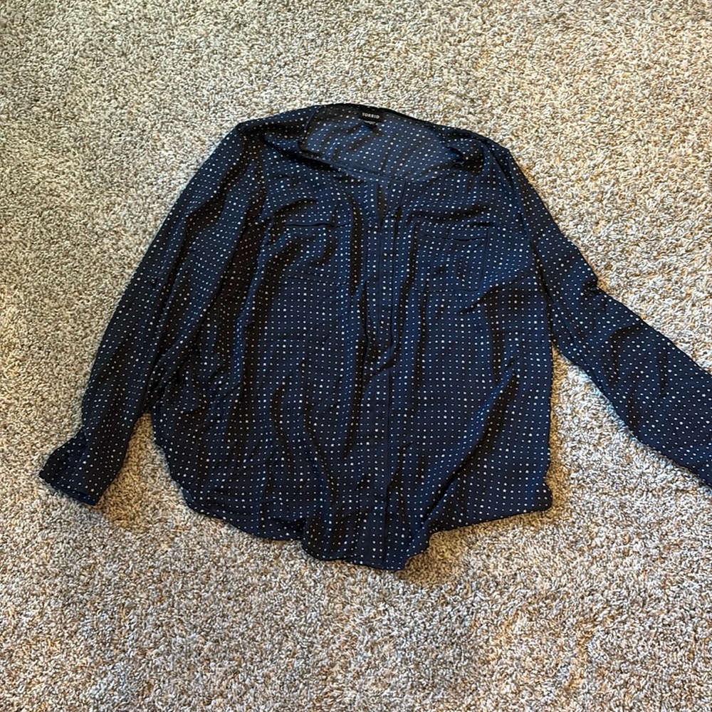 Torrid Star Blouse Size 1